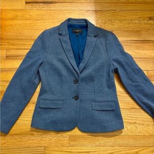 Talbots Textured Navy Blazer